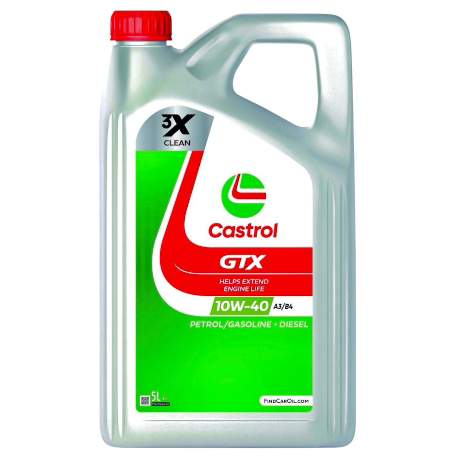 Motoreļļa CASTROL GTX ULTRACLEAN 10W-40 A3/B4 4L