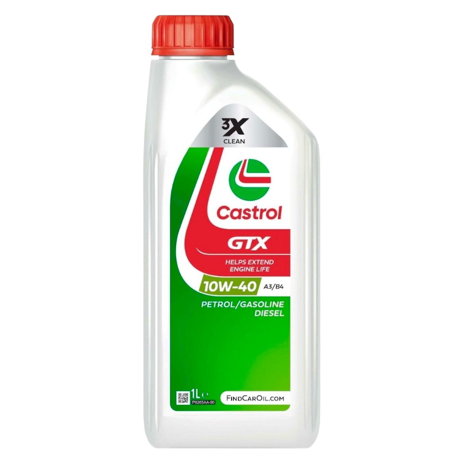 Motoreļļa CASTROL GTX ULTRACLEAN 10W-40 A3/B4 1L
