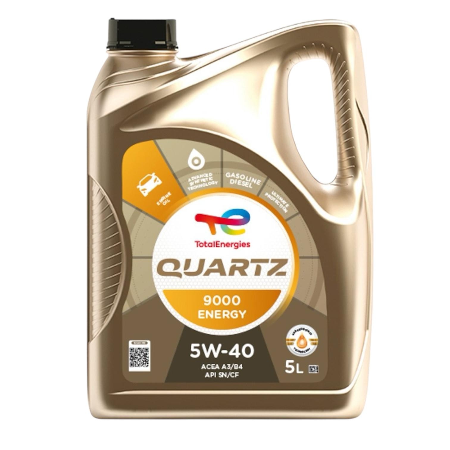 Motoreļļa TOTALENERGIES 5W40 QUARTZ 9000 ENERGY 5L
