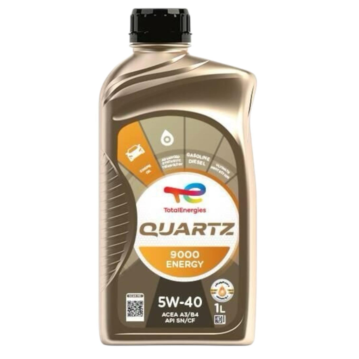 Motoreļļa TOTALENERGIES 5W40 QUARTZ 9000 ENERGY 1L