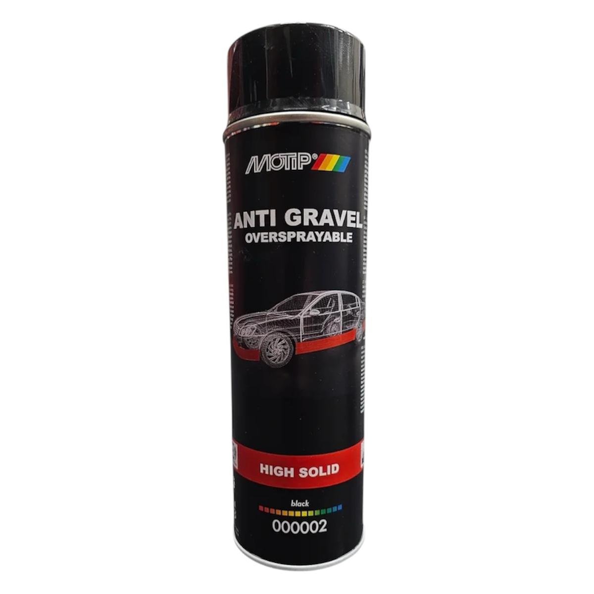 MOTIP Anti Gravel High Solid – pārkrāsojams aizsargpārklājums 500ml