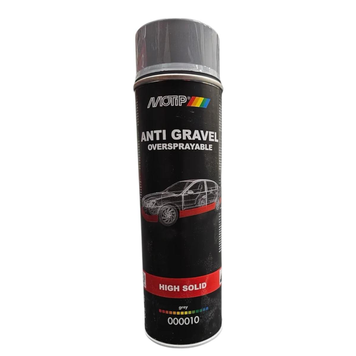 MOTIP Anti Gravel High Solid – pārkrāsojams aizsargpārklājums 500ml