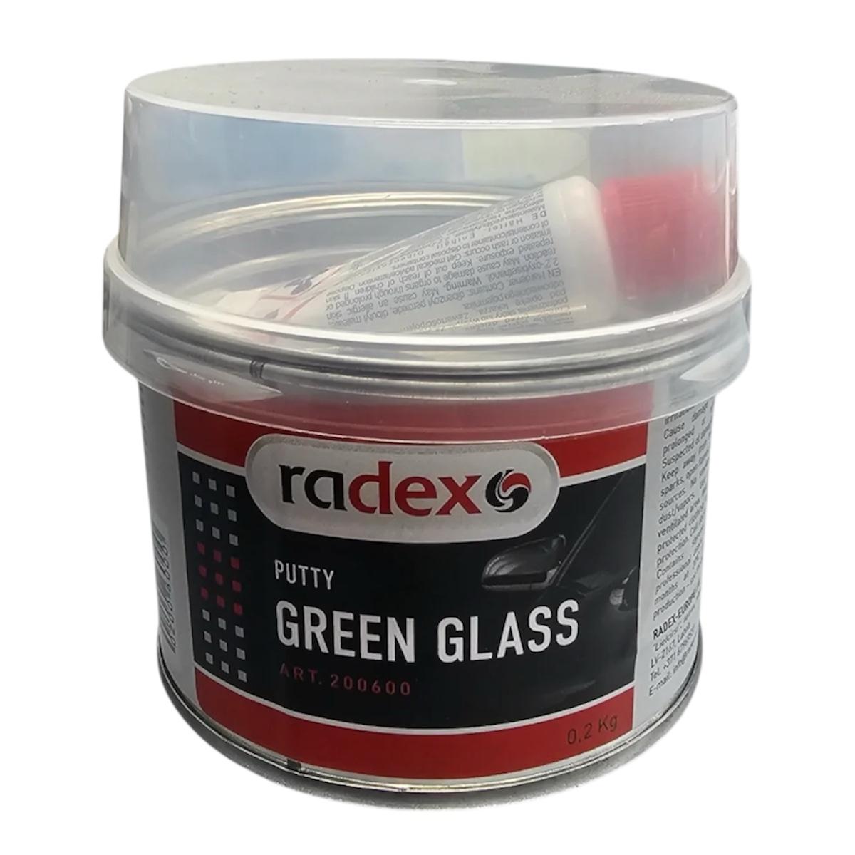 RADEX GREEN GLASS špaktele ar stiklšķiedru 0.2kg