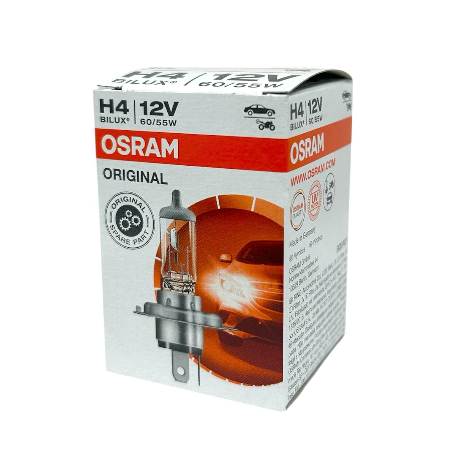 Halogēna spuldze H4 12V OSRAM 60/55W P43T